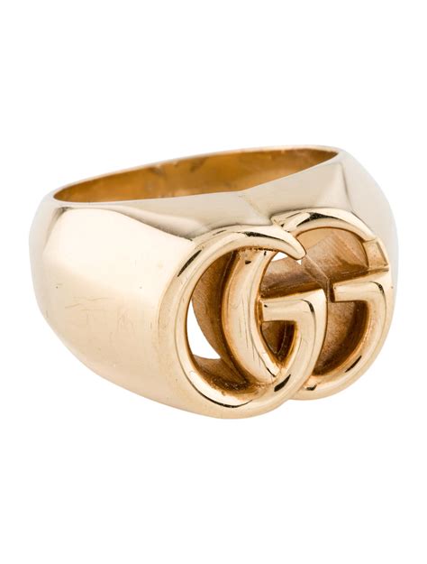 fake gold gucci ring|gucci trademark ring in gold.